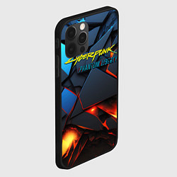 Чехол для iPhone 12 Pro Max Cyberpunk 2077 phantom logo, цвет: 3D-черный — фото 2