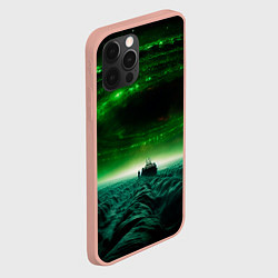 Чехол для iPhone 12 Pro Max Космический шторм, цвет: 3D-светло-розовый — фото 2