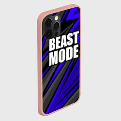 Чехол для iPhone 12 Pro Max Beast mode - синяя униформа, цвет: 3D-светло-розовый — фото 2