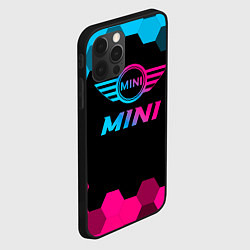 Чехол для iPhone 12 Pro Max Mini - neon gradient, цвет: 3D-черный — фото 2