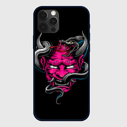 Чехол для iPhone 12 Pro Max Demon with snake, цвет: 3D-черный