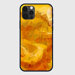 Чехол для iPhone 12 Pro Max Yellow style, цвет: 3D-черный