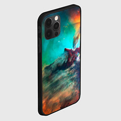 Чехол для iPhone 12 Pro Max Аморфный цветастый космос, цвет: 3D-черный — фото 2