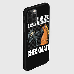 Чехол для iPhone 12 Pro Max Checkmat от ниндзя, цвет: 3D-черный — фото 2