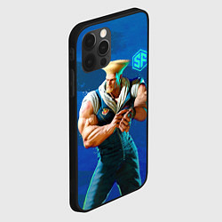 Чехол для iPhone 12 Pro Max Street Fighter 6: Guile, цвет: 3D-черный — фото 2