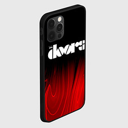 Чехол для iPhone 12 Pro Max The Doors red plasma, цвет: 3D-черный — фото 2