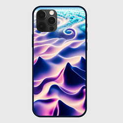 Чехол для iPhone 12 Pro Max Морское дно абстракция, цвет: 3D-черный