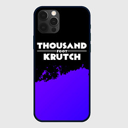 Чехол iPhone 12 Pro Max Thousand Foot Krutch purple grunge