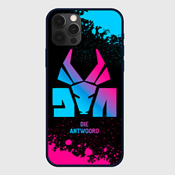 Чехол iPhone 12 Pro Max Die Antwoord - neon gradient