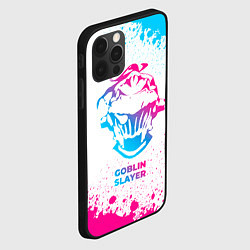 Чехол для iPhone 12 Pro Max Goblin Slayer neon gradient style, цвет: 3D-черный — фото 2