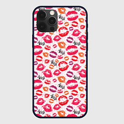 Чехол для iPhone 12 Pro Max Поцелуи - kiss, цвет: 3D-черный