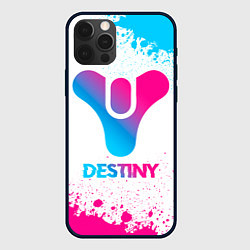 Чехол для iPhone 12 Pro Max Destiny neon gradient style, цвет: 3D-черный