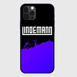 Чехол iPhone 12 Pro Max Lindemann purple grunge