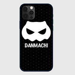 Чехол iPhone 12 Pro Max DanMachi glitch на темном фоне