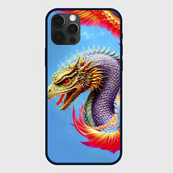 Чехол для iPhone 12 Pro Max Dragon - irezumi - tattoo - Japan, цвет: 3D-черный