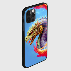 Чехол для iPhone 12 Pro Max Dragon - irezumi - tattoo - Japan, цвет: 3D-черный — фото 2