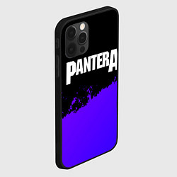 Чехол для iPhone 12 Pro Max Pantera purple grunge, цвет: 3D-черный — фото 2