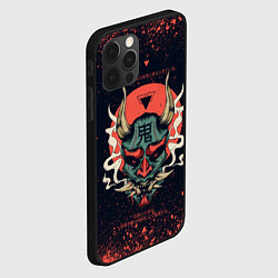 Чехол для iPhone 12 Pro Max Oni mask, цвет: 3D-черный — фото 2