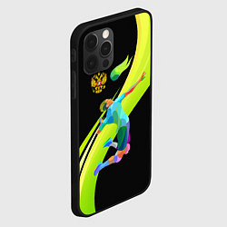 Чехол для iPhone 12 Pro Max Волейбол Россия, цвет: 3D-черный — фото 2