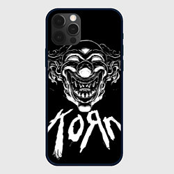 Чехол для iPhone 12 Pro Max KoЯn - clown face, цвет: 3D-черный