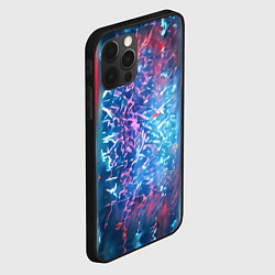 Чехол для iPhone 12 Pro Max Стихии воды и лавы, цвет: 3D-черный — фото 2