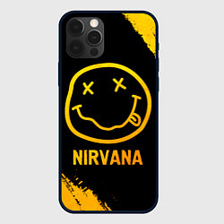 Чехол для iPhone 12 Pro Max Nirvana - gold gradient, цвет: 3D-черный