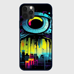 Чехол для iPhone 12 Pro Max The eye of cyberpunk, цвет: 3D-черный