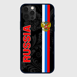 Чехол iPhone 12 Pro Max Russia black style