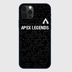 Чехол iPhone 12 Pro Max Apex Legends glitch на темном фоне: символ сверху