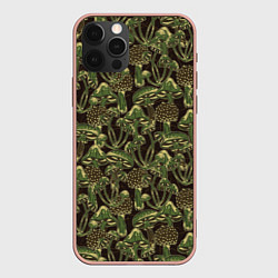 Чехол iPhone 12 Pro Max Магические грибы - камуфляж