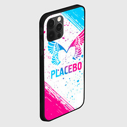 Чехол для iPhone 12 Pro Max Placebo neon gradient style, цвет: 3D-черный — фото 2