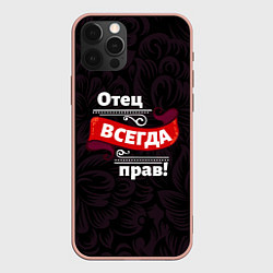 Чехол iPhone 12 Pro Max Отец всегда прав