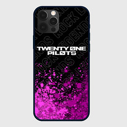 Чехол iPhone 12 Pro Max Twenty One Pilots rock legends: символ сверху