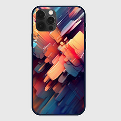 Чехол iPhone 12 Pro Max Цветная абстракция каменных сланцев