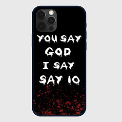 Чехол для iPhone 12 Pro Max Marilyn Manson Say10, цвет: 3D-черный