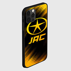 Чехол для iPhone 12 Pro Max JAC - gold gradient, цвет: 3D-черный — фото 2