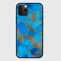 Чехол iPhone 12 Pro Max Голубая яшма