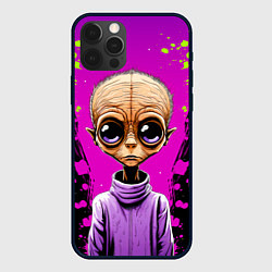 Чехол iPhone 12 Pro Max Alien - comics art style
