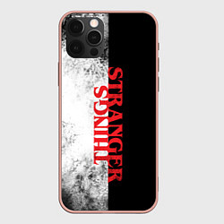 Чехол iPhone 12 Pro Max Stranger things BW