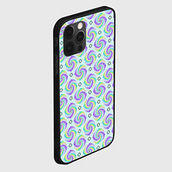 Чехол для iPhone 12 Pro Max Цветные круги, цвет: 3D-черный — фото 2