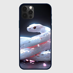 Чехол для iPhone 12 Pro Max Лунный змей, цвет: 3D-черный