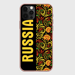 Чехол iPhone 12 Pro Max Russia хохлома