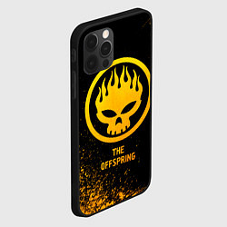 Чехол для iPhone 12 Pro Max The Offspring - gold gradient, цвет: 3D-черный — фото 2