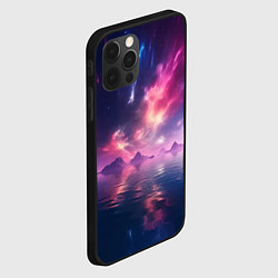 Чехол для iPhone 12 Pro Max Space and islands, цвет: 3D-черный — фото 2