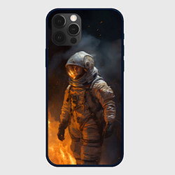 Чехол iPhone 12 Pro Max Огонь в космосе
