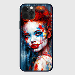 Чехол для iPhone 12 Pro Max Clown girl, цвет: 3D-черный