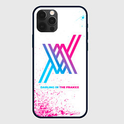 Чехол iPhone 12 Pro Max Darling in the FranXX neon gradient style