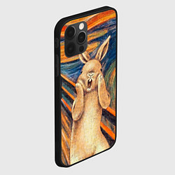 Чехол для iPhone 12 Pro Max Картина Крик - кролик, цвет: 3D-черный — фото 2