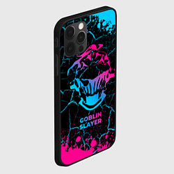 Чехол для iPhone 12 Pro Max Goblin Slayer - neon gradient, цвет: 3D-черный — фото 2