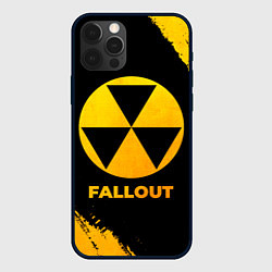 Чехол iPhone 12 Pro Max Fallout - gold gradient